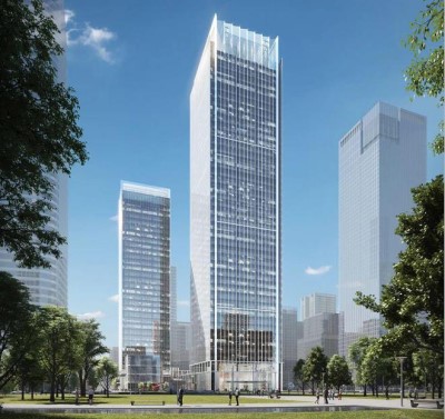 215米！超高層地標(biāo)！快意電梯在東莞CBD璀璨綻放